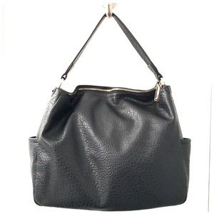 Versace Jeans Black Leather Hobo Bag 🖤